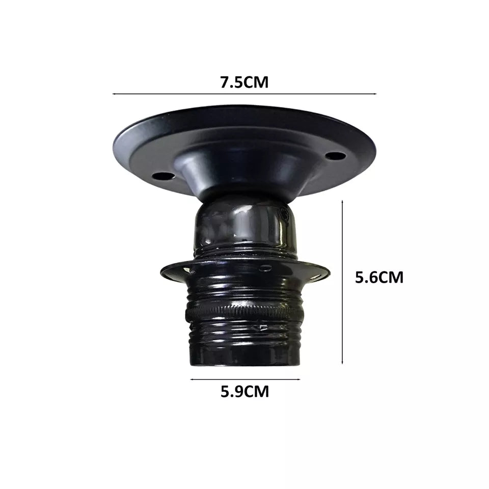 E27 Lamp Bulb Holder Vintage Edison Holder Light Fitting ~6017