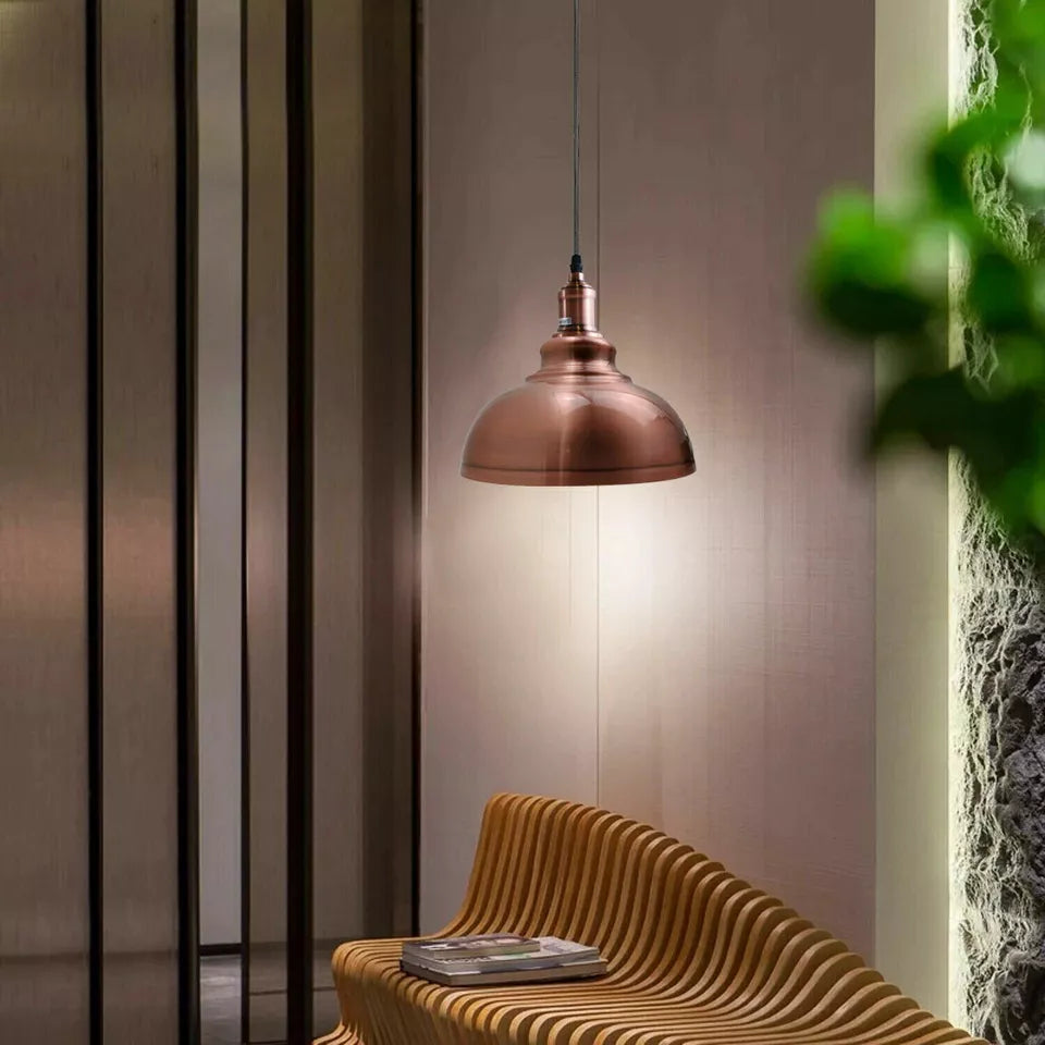 Vintage Ceiling Pendant Light Industrial Metal Shade Hanging Light ~ 6030