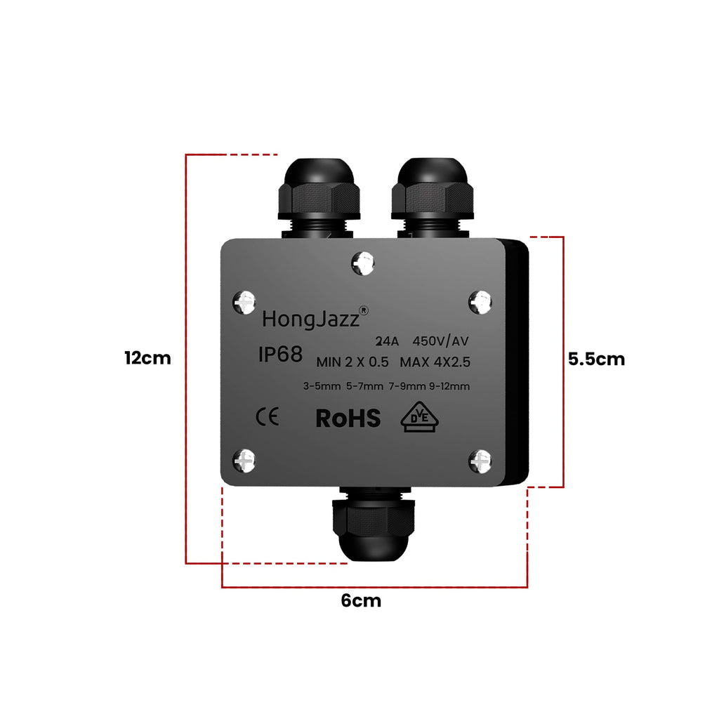 IP68 Underground Waterproof Electrical Junction Box Cable Protection Connectors