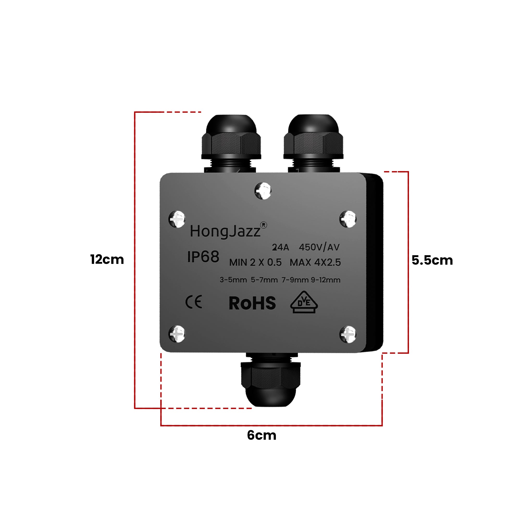 IP68 Underground Waterproof Electrical Junction Box Cable Protection Connectors