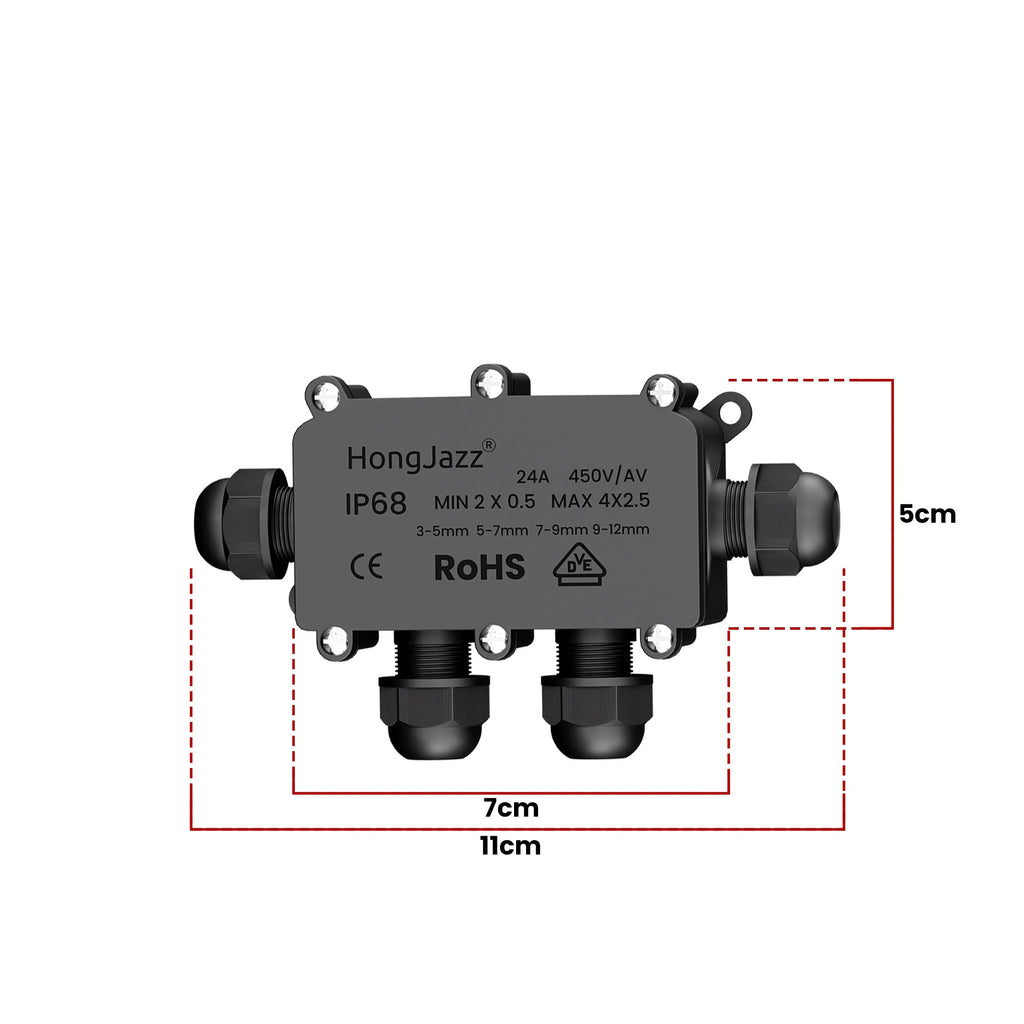 IP68 Underground Waterproof Electrical Junction Box Cable Protection Connectors
