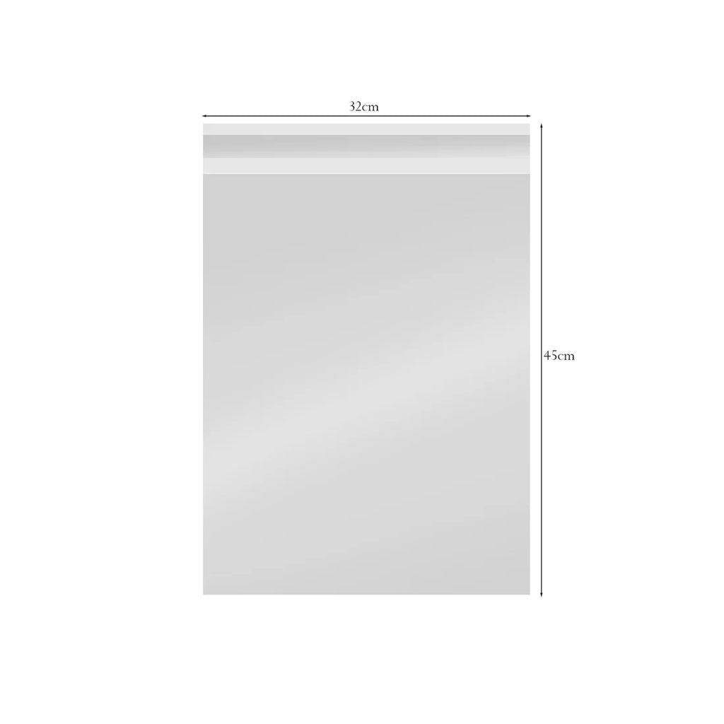 Durable Polyethylene Self-Adhesive Mailing Bags for Royal Mail Shipping, 12.6x17.7 Inches