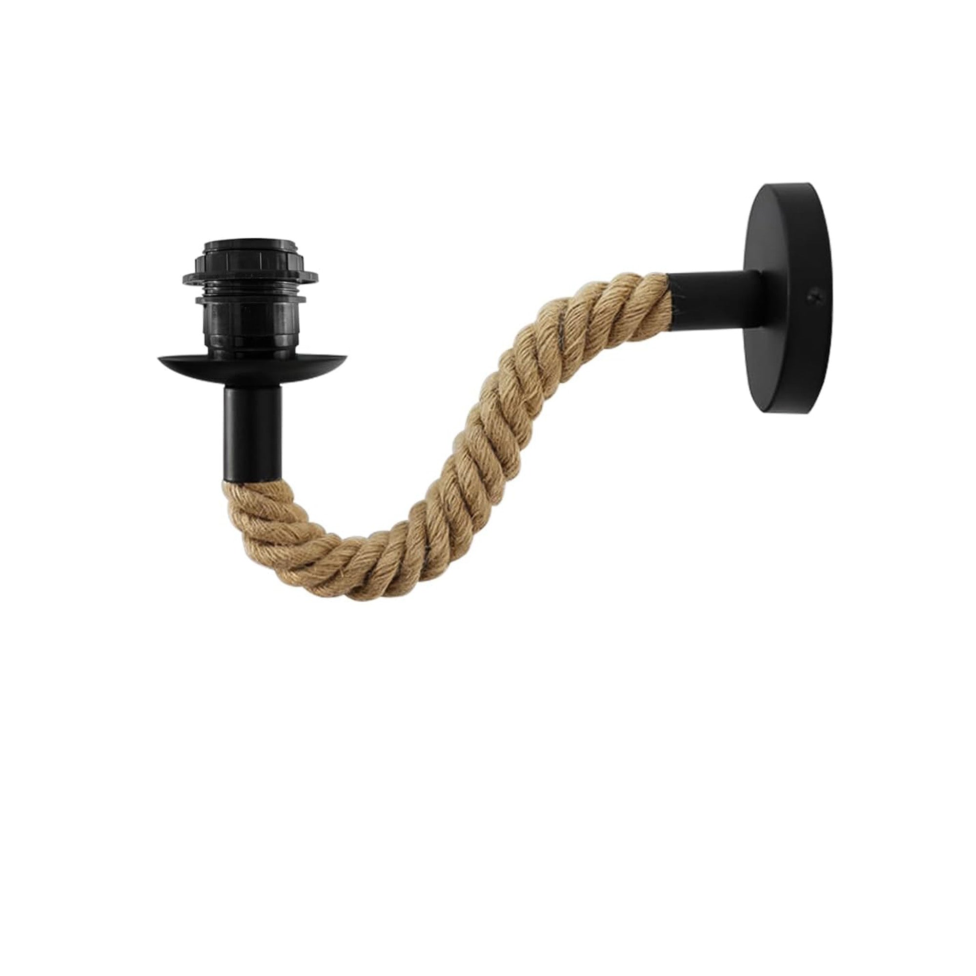 Retro Wall Light Industrial Hemp Rope  Indoor Wall Lamp ~5978