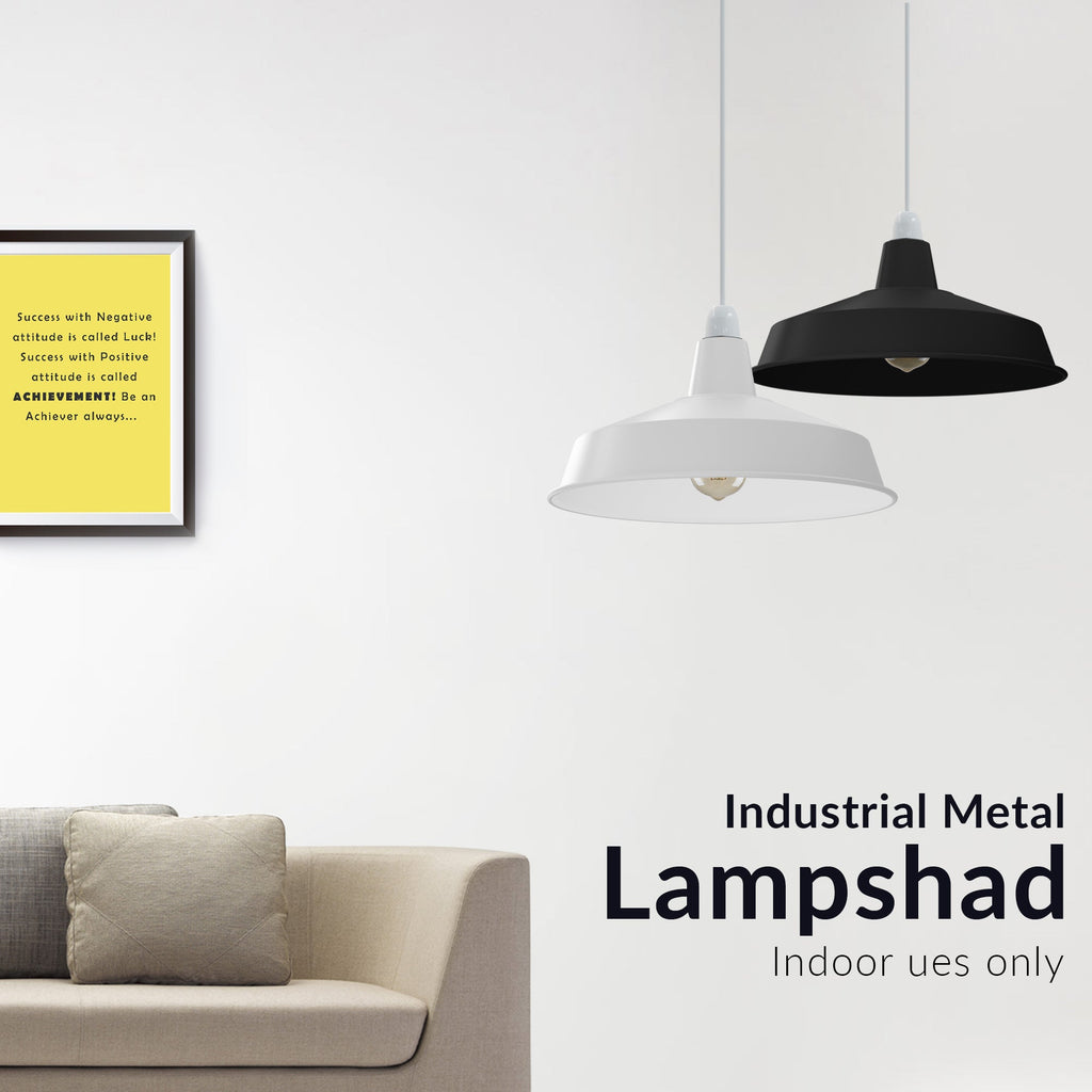 Retro Metal Pluto Ceiling Pendant Light Fitting Easy Fit Lampshade