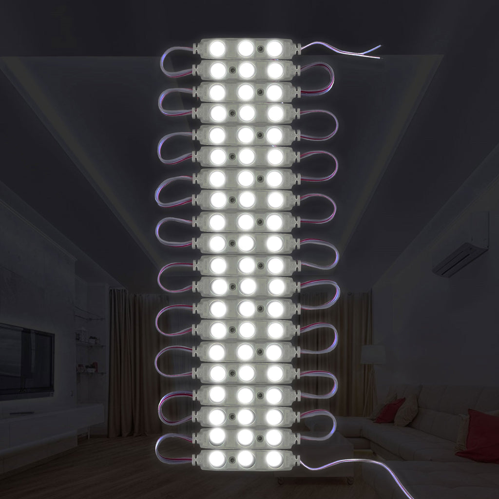 Cool White 12V Waterproof IP67 LED Module with Adhesive Tape
