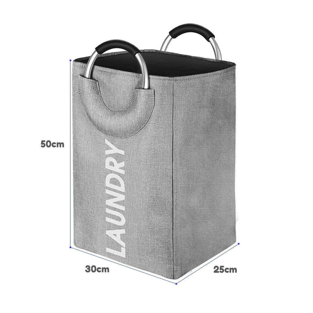 Heavy Duty Collapsible Laundry Bag with Sturdy Aluminum Handles