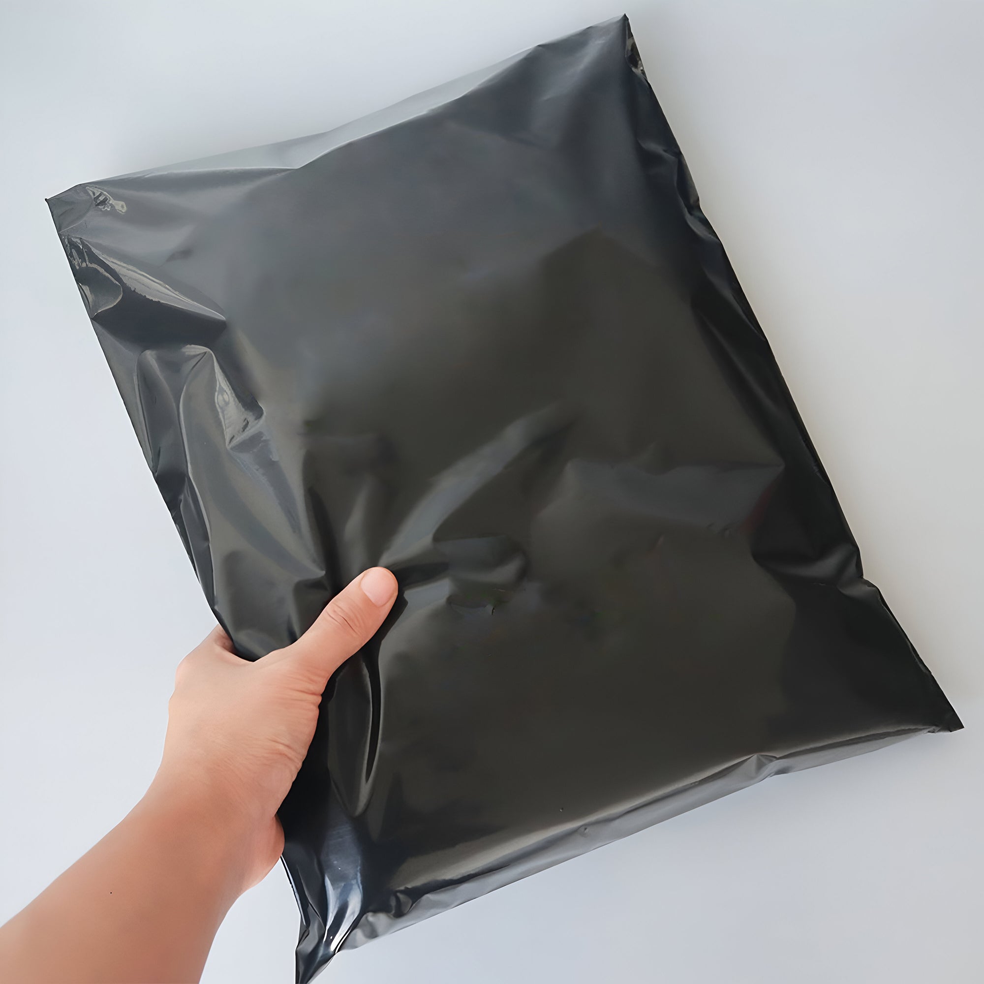Black Strong Durable Self-Seal Polyethylene Shipping Mailer Bags 27.5 x 35.4 Inch