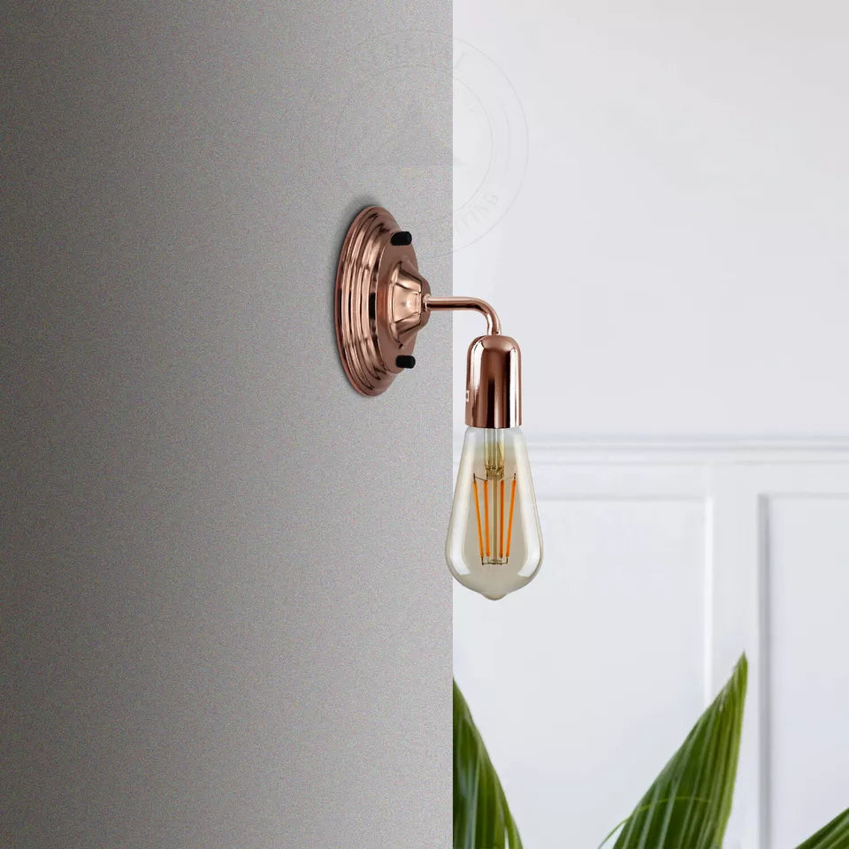 Elegant Modern Vintage Metal Wall Sconce Light Fixture Indoor Decor