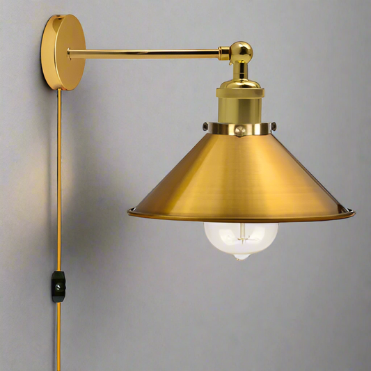Industrial Vintage Retro Iron Shade E27 Wall Ceiling Light