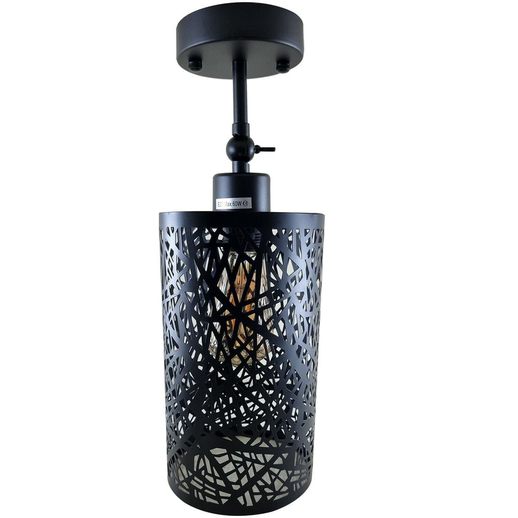 Modern Industrial Black Adjustable Arm Wall Light Fixtures Hallway ~1237