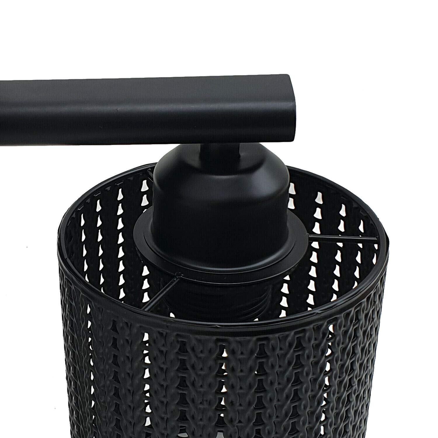 Industrial Modern Black Wire Cage Wall Sconce Light Fixture Decor