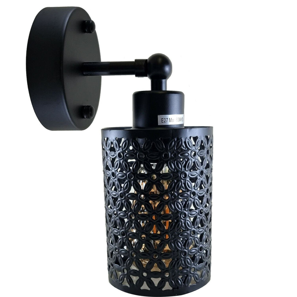 Modern Industrial Black Adjustable Arm Wall Sconce Light Fixture for Hallway