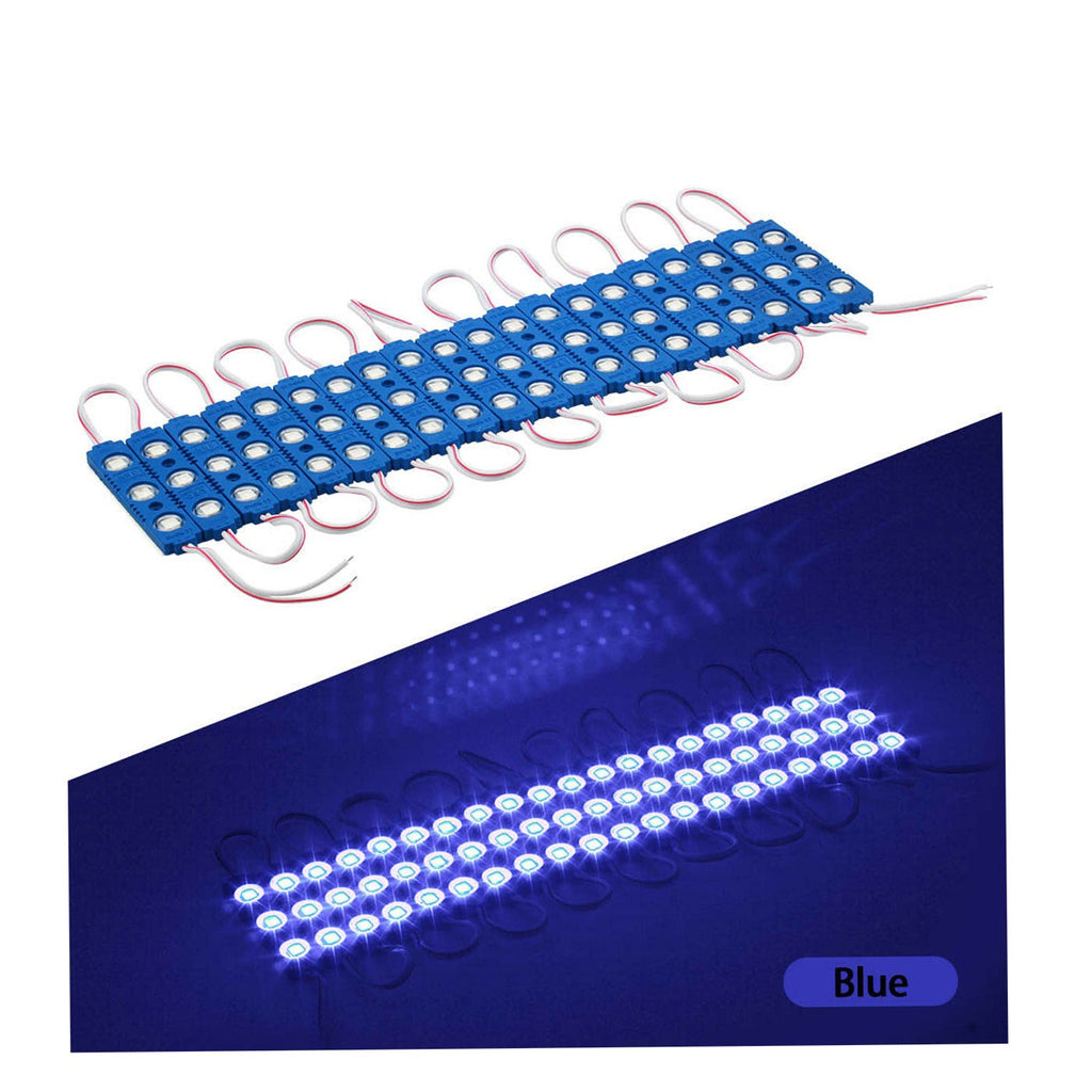 12V Blue LED Modules IP67 Waterproof for Outdoor Signage & Backlighting