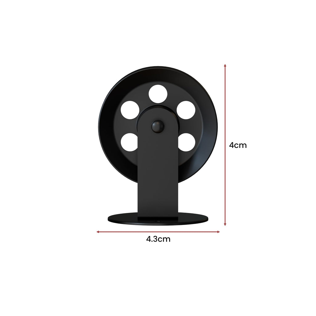 Adjustable Industrial Black Metal Pendant Light Pulley System for Cable Management