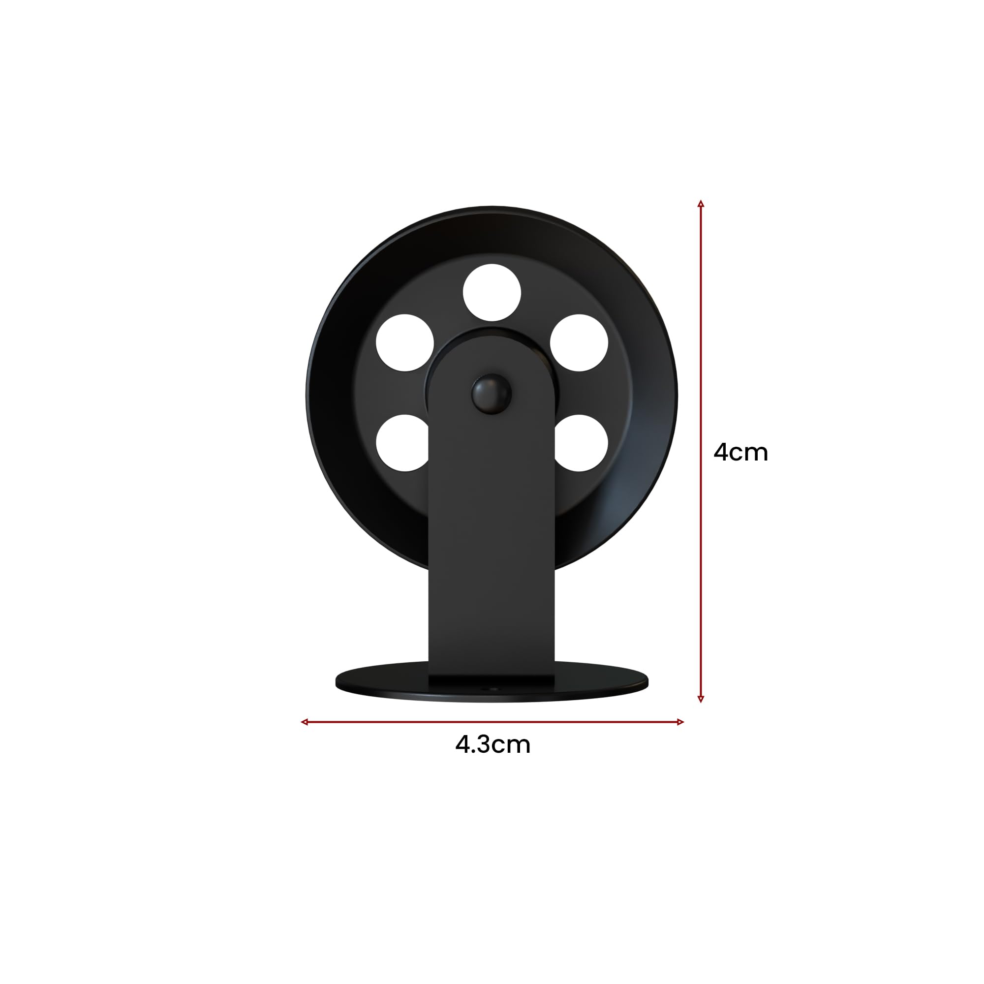 Adjustable Industrial Black Metal Pendant Light Pulley System for Cable Management
