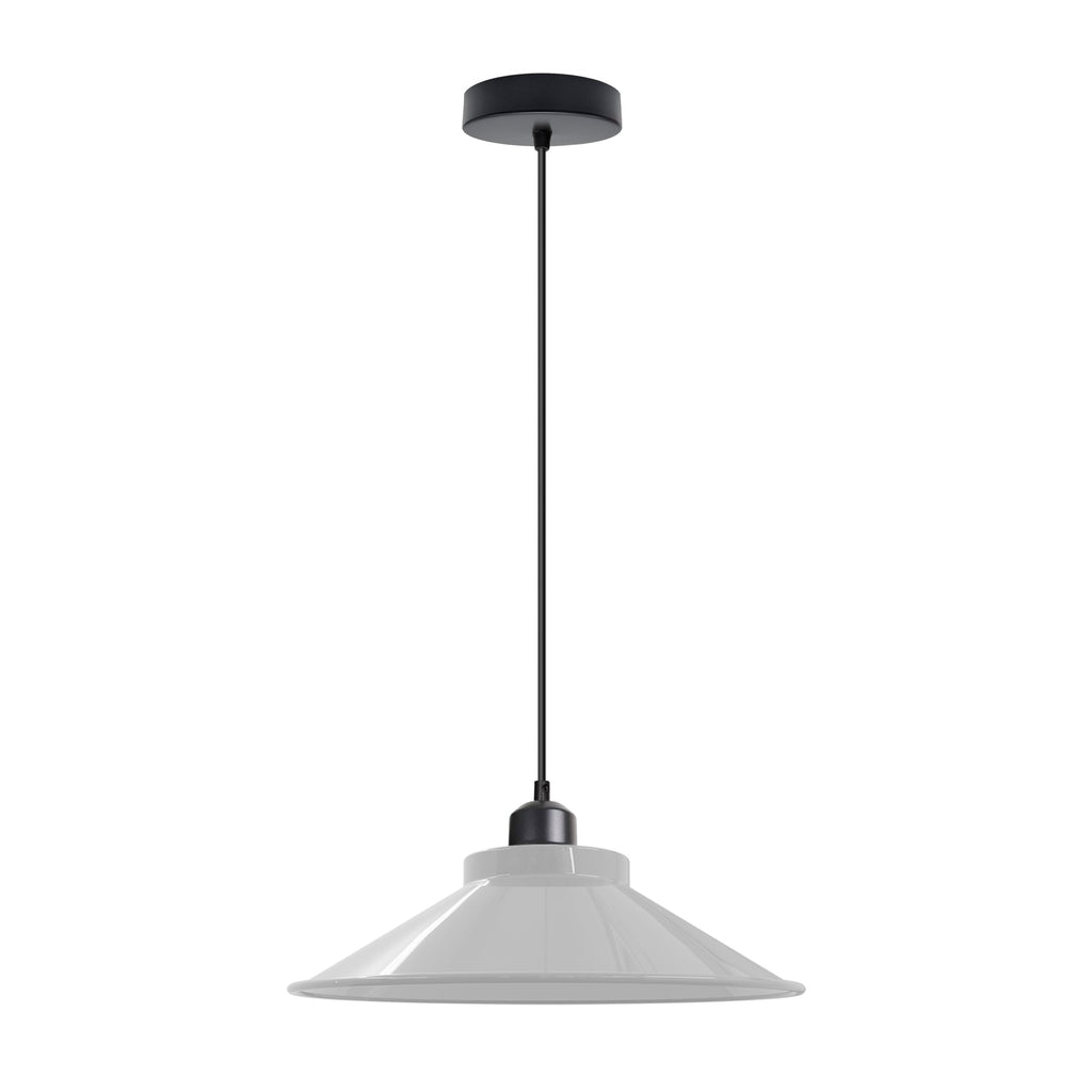 Adjustable Vintage Metal Single Head Hanging Pendant Light with E27 Socket