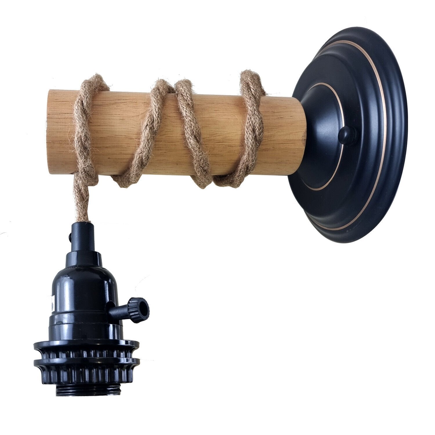 Vintage Wall Lamp Retro Wood Wall Lights Sconce ~3501