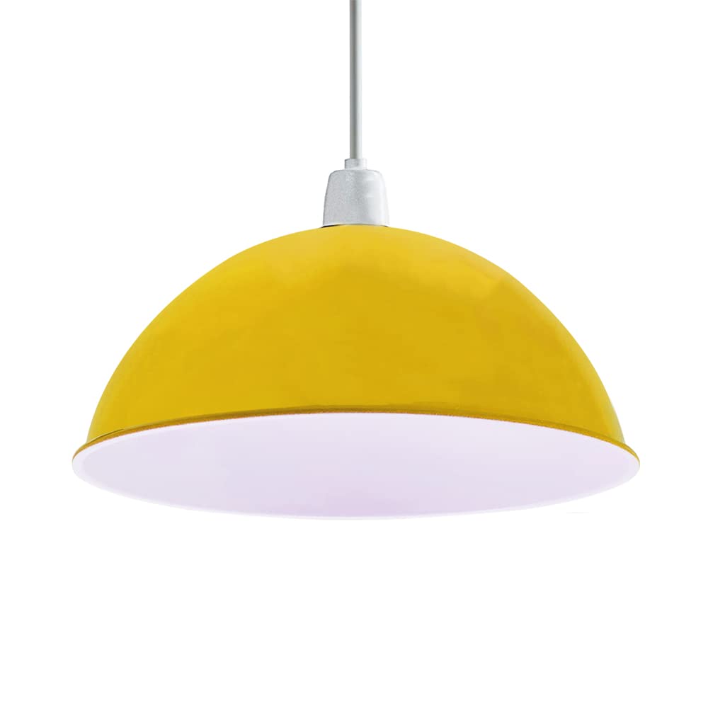 Modern 16 Inch Metal Dome Lamp Shade for Ceiling Lights