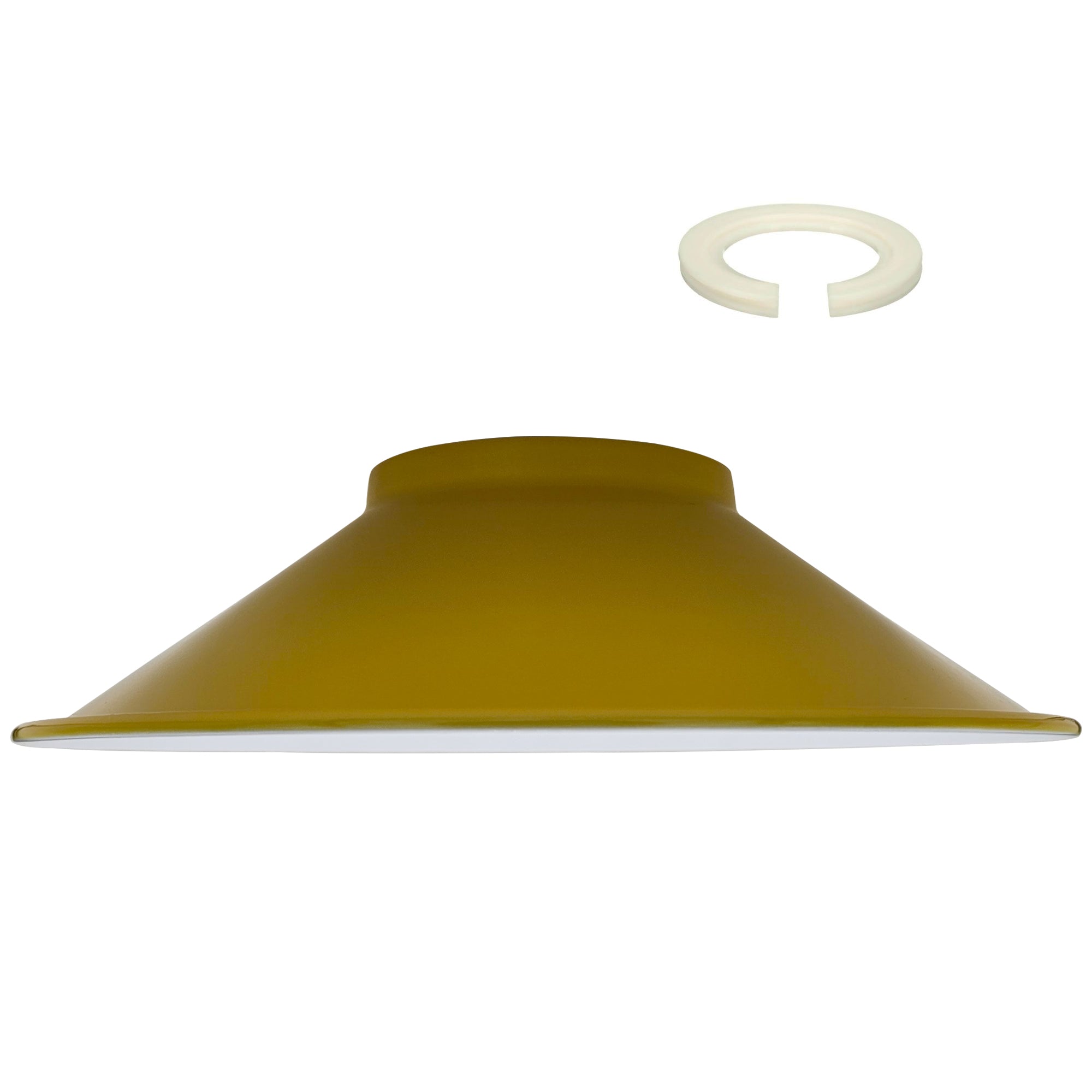 Easy Fit Retro Industrial Metal Cone Lamp Shade for Modern Interiors